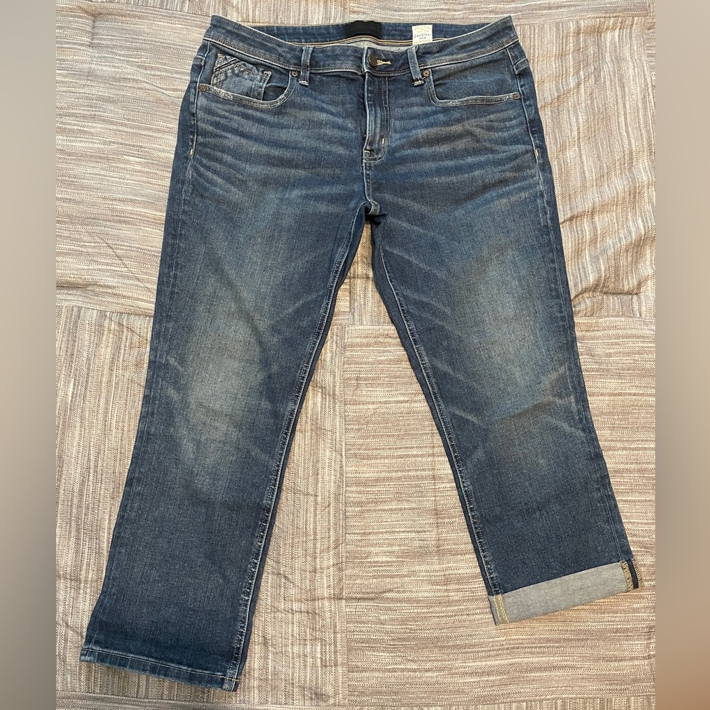 BKE Black, 31 waist, stretch cropped Jean